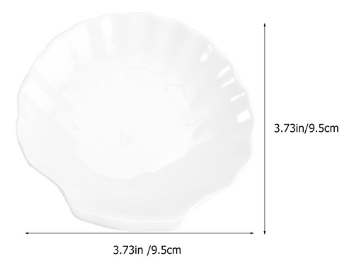 Plato Western Plate Household Con Forma De Concha Para El Ho