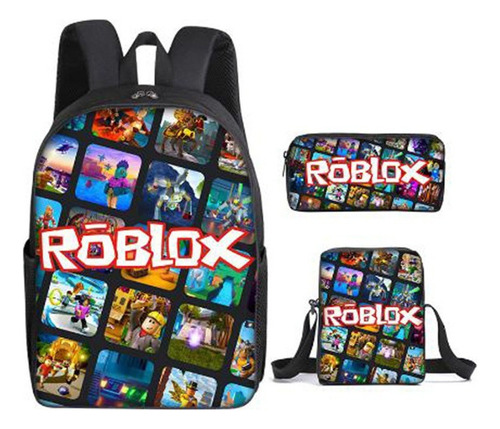 Game Boys Robloxing Mochila For Niños Caja Escolar De Papele