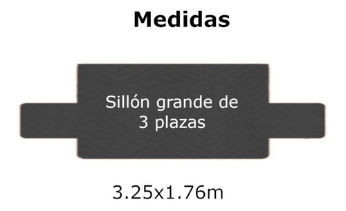 Funda Protector De Sala Sillón Sofá De 3 Plazas Nuevo