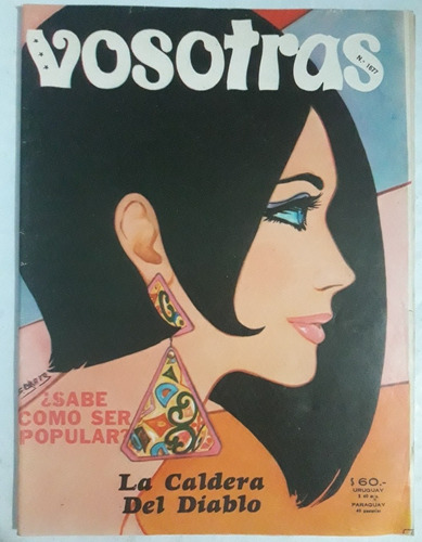 Revista Vosotras N° 1677 Marzo 1968 Retro Vintage 