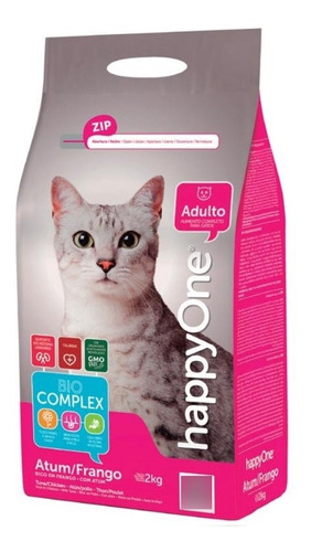 Happy One Gato Atun/ Pollo 2kg - Alimento Para Gatos Adultos