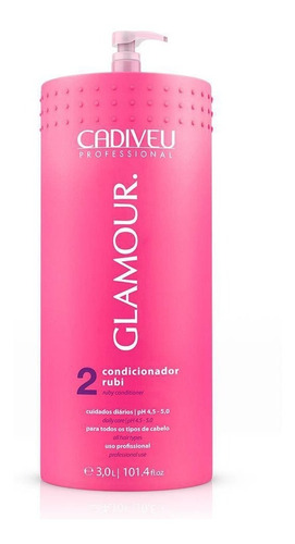 Cadiveu Kit Glamour Shampoo E Condicionador 3 Litros