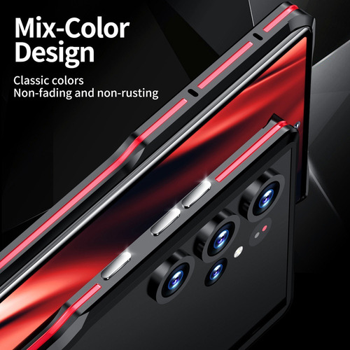 Funda Metal For Samsung Galaxy S24 Ultra S23 S22 S21 S21+