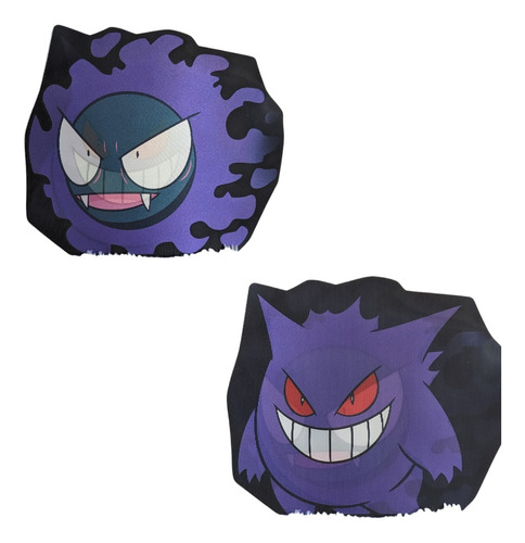 Stickers Lenticulares 3d Gengar (cambian Hasta 3 Formas) 