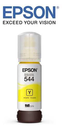 Botella De Tinta Epson T544 Original T544420 Amarillo