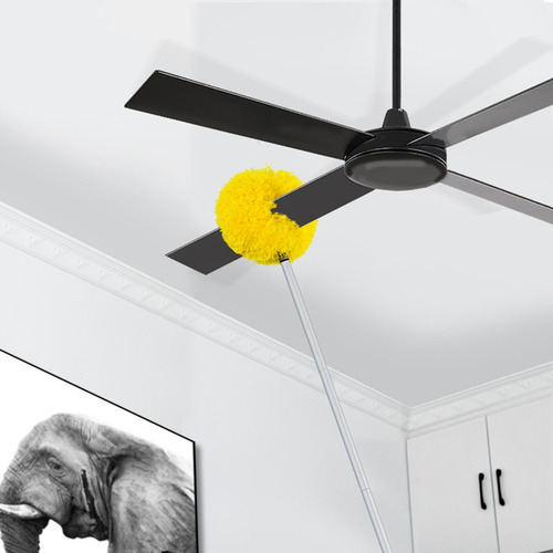 Espanador Para Limpeza De Ventilador De Teto, Teto Alto, Mob