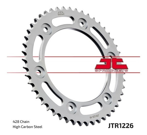 Imagen 2 de 6 de Transmision Completa Jt Honda Xr 150 49-17 Beitia Motos