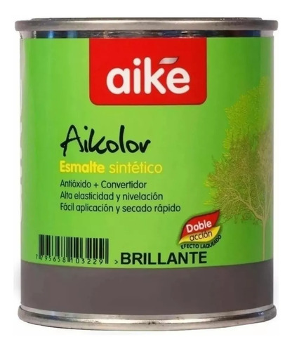 Aike Esmalte Triple Acción Negro X 4 Litros