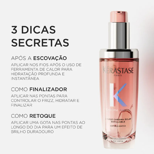 Kit Chroma Absolu Shampoo + Óleo Refilável 75ml