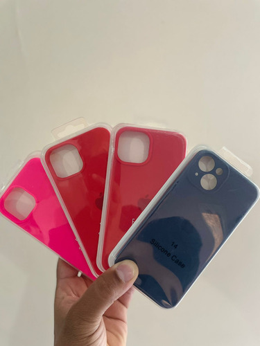 Capinha Silicone Aveludado Para iPhone 7/8plus 14/14pro 15/15pro