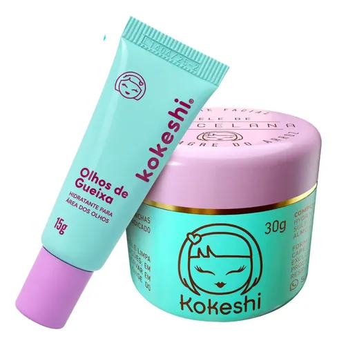 Kit Hidratação Facial + Olhos- Anti Sinais - Kokeshi Skin Care Milagre Do Arroz