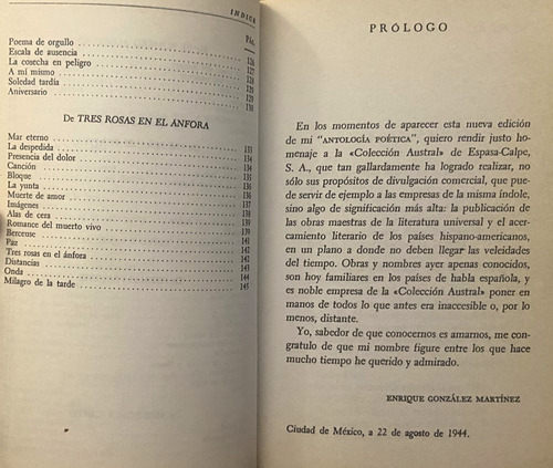 Antología Poética Enrique González M. (Reacondicionado)