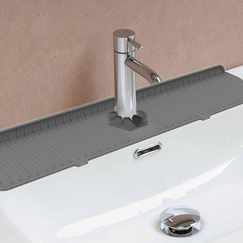 . Alfombrilla Para Grifo De Fregadero Protector Para Gris