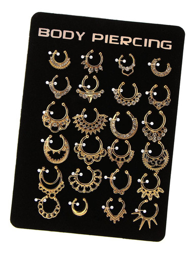 Anillos En Forma De C Para La Nariz, Joyería Para Piercing