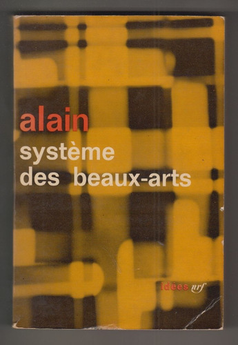 1963 Arte Estetica Alain Systeme Des Beaux Arts En Frances 