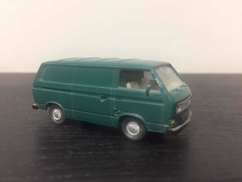 Wiking Vw Bus T3 Combi Carga Verde 1/87 Ho Alemania Vintage