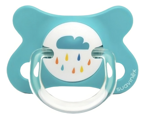 Chupones Anatomicos Silicon -2 A 4 Meses 2pzas Suavinex Color Azul