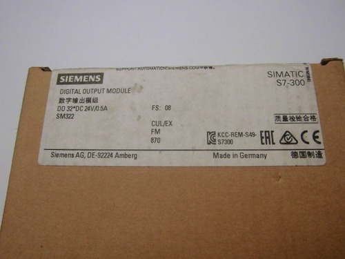 Modulo Salida Digital 6es7 322 1bl00 0aa0