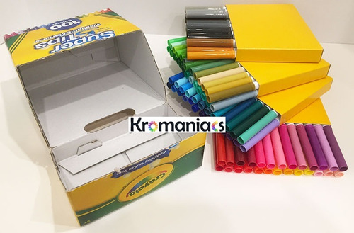 Imagen 3 de 4 de Crayola Supertips 100 Plumones Lavables Washable Niños Arte