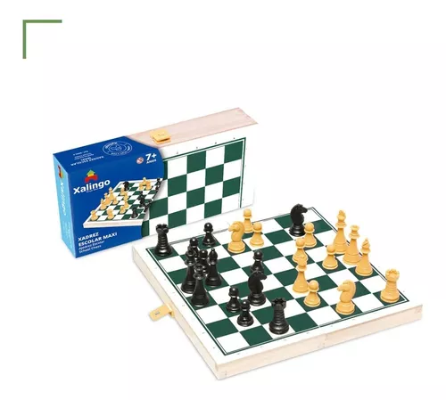 Jogo de xadrez no tabuleiro de xadrez