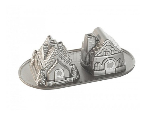 Molde Para Torta Casas De Jengibre Navidad Nordic Ware®