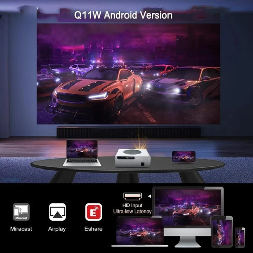 Projetor Touyinger Q11w Fhd 28000 Lms Android12 Wifi Espelha