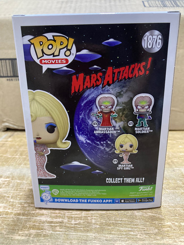 Martian Spy Girl 1876 Mars Attacks Alien Mujer Funko Pop