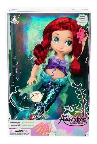 Ariel Sirenita Edición Especial Animators De Disney Store 