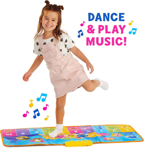 Imagen 4 de 7 de Piano Alfombra Musical Baby Shark Canta Y Baila Con Sonido