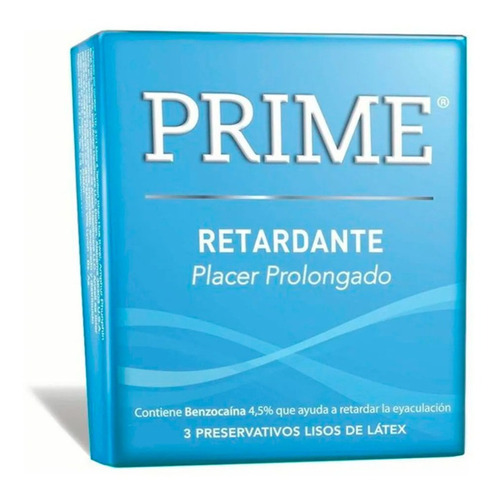 Preservativos Prime Retardante X 3 Unidades