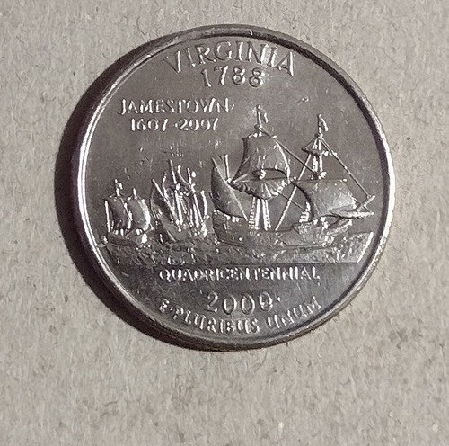 Moneda De Eeuu De 25 Centavos Conmemorativa Año 2000 Ceca P
