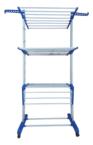 Tendedero Organizador Colgador Ropa Plegable Color Multicolo
