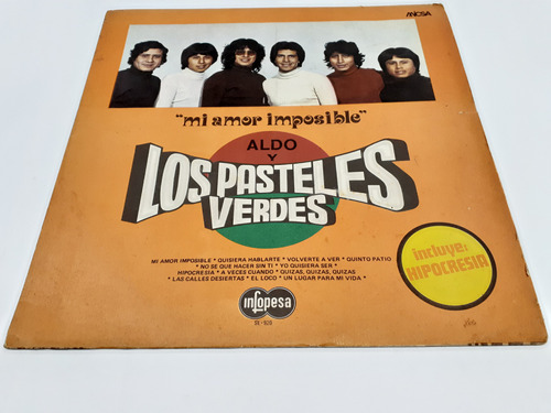 Mi Amor Imposible, Pasteles Verdes - Lp 1977 Nacional Vg+