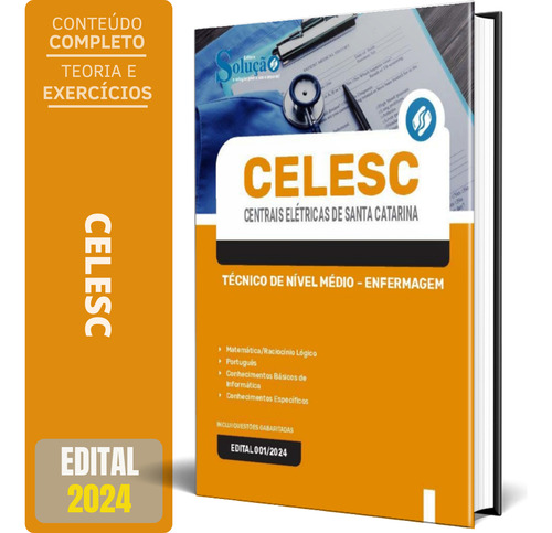 Apostila Celesc Sc - Técnico De Nível Médio - Enfermagem