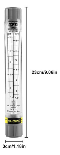 Medidor De Flujo, 0.55 Gpm 1.818 Lpm Medidor De Flujo T...