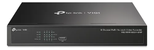 Nvr Tp Link 8 Canales Vigi + Poe