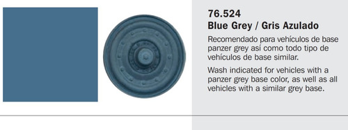76524 Blue Grey 35ml Vallejo Modelismo Model Wash