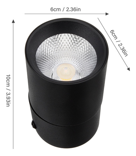 Foco Led De Techo Con Ángulo Ajustable