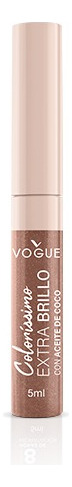 Labial Vogue Colorissimo Extra Brillo 5ml Acabado Brillante Color Playa