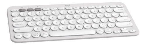 Kit 2x Teclado Bluetooth Logitech K380s Pebble Key 2 Branco
