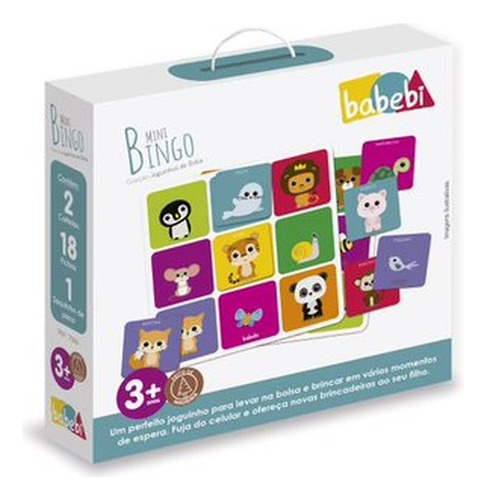 Jogo Educativo Mini Bingo Infantil Babebi - 6089