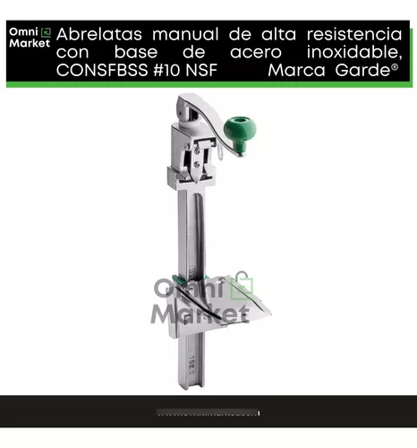 Uniworld UCO-2 Abrelatas industrial para mesa #2 Acero Gris – INMEZA