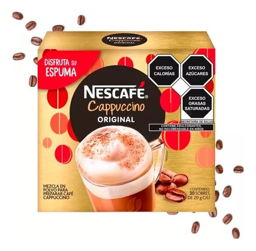 Nescafé Capuccino Original - 30 Sobres De 20g 
