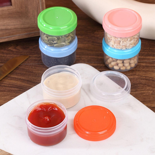 Vasos De Chupito De Gelatina Con Tapas Contenedores Pequeños