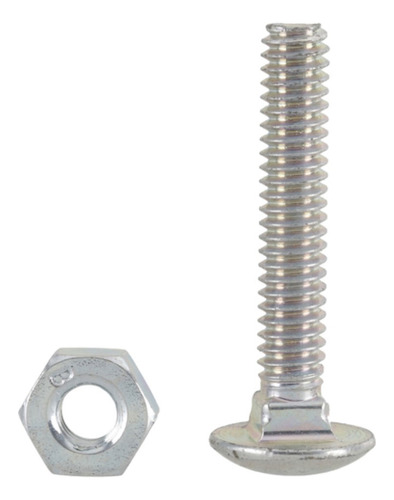150 Parafuso Aço Carbono 6x25mm Frances C/ Porca Belenus