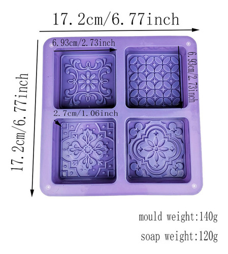 Moldes De Silicona Para Jabón, Molde De Silicona Para
