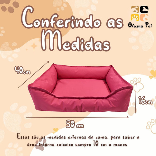 Kit Cama Caminha Pet Para Cachorro E Gato Lavável Tamanho M