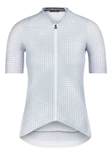 Jersey Ciclismo Bioracer Icon Mujer Op Art Grey