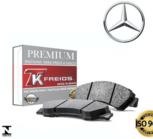 Imagem 1 de 3 de Kit Pastilha Freio Dianteira Traseira Mercedes Sprinter 415