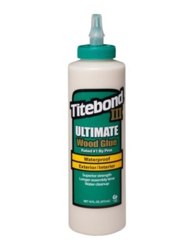 Titebond Iii Premium Wood Glue Botella 16 Oz (473 Ml)
